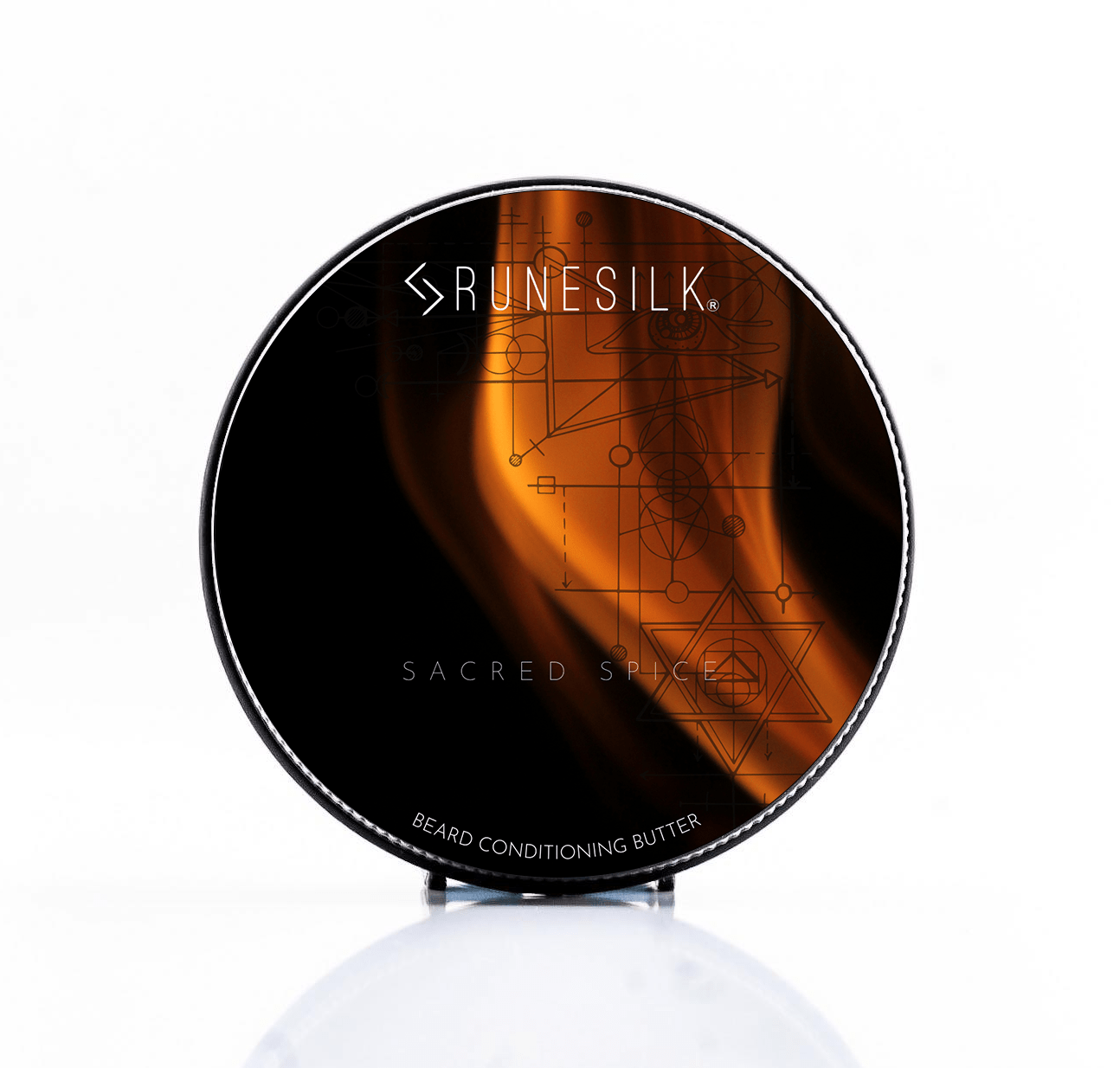 Sweet Orange, Frankincense, Myrrh, Patchouli & Black Pepper, Cinnamon & Sandalwood Sacred Spice Beard Butter