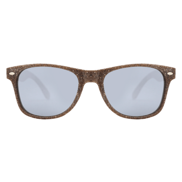 Silvershine Coffee Sunglasses with silver mirrored polarised lenses