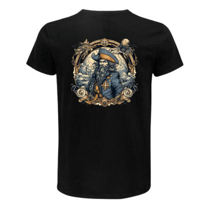 RUNESILK 7 SEAS - Black Organic Tshirt