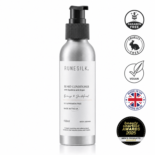 RUNESILK Beard Conditioner - Orange and Sandalwood (150ml)