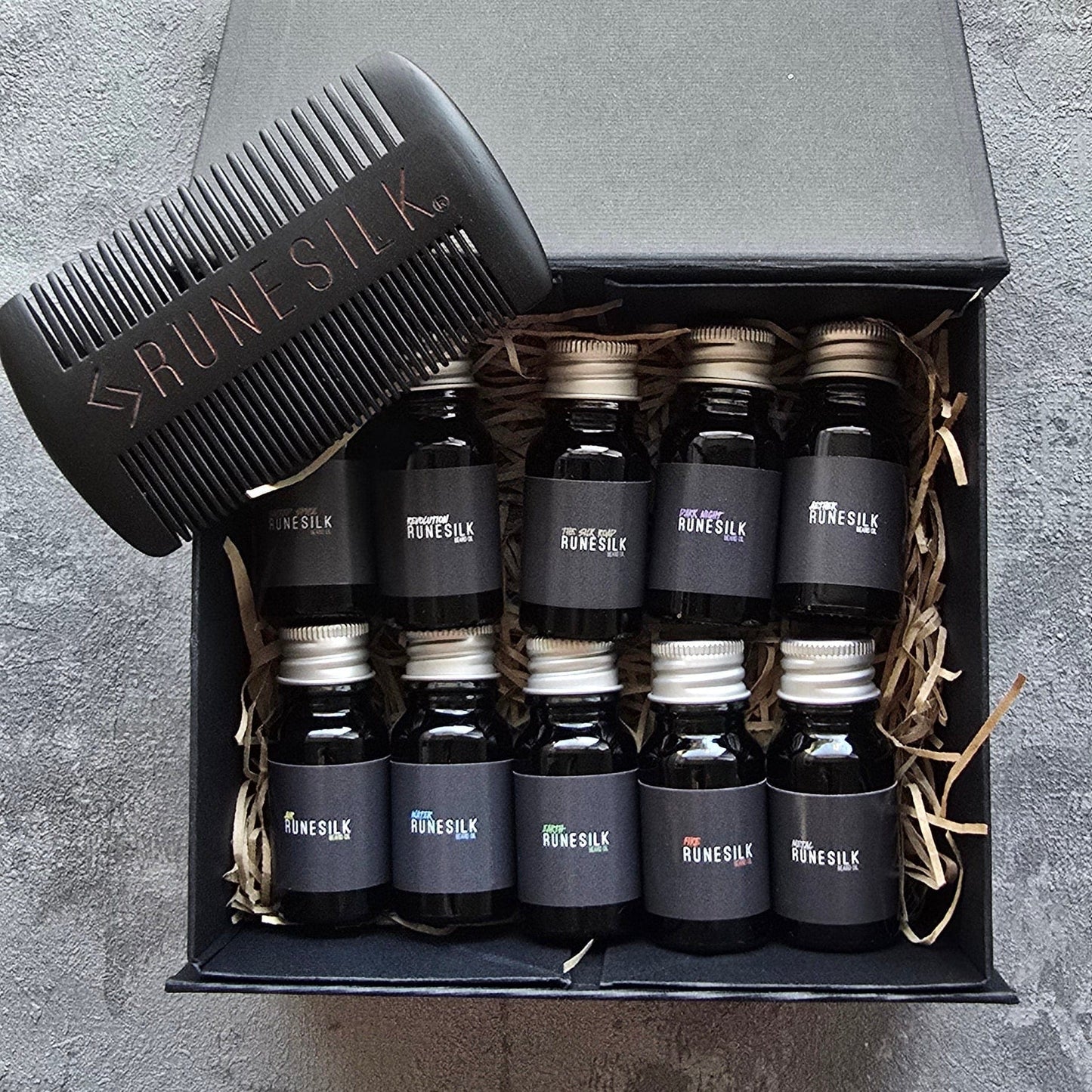 RUNESILK Complete Beard Oil Collection Gift Set
