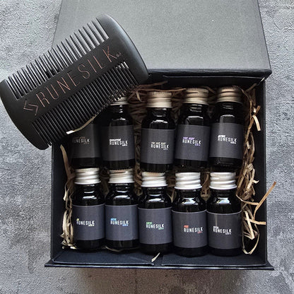 RUNESILK Complete Beard Oil Collection Gift Set