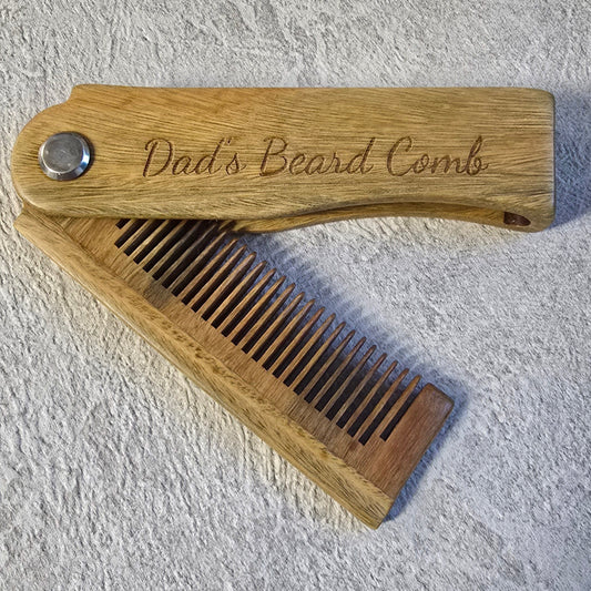 RUNESILK Custom Sandalwood Beard Comb