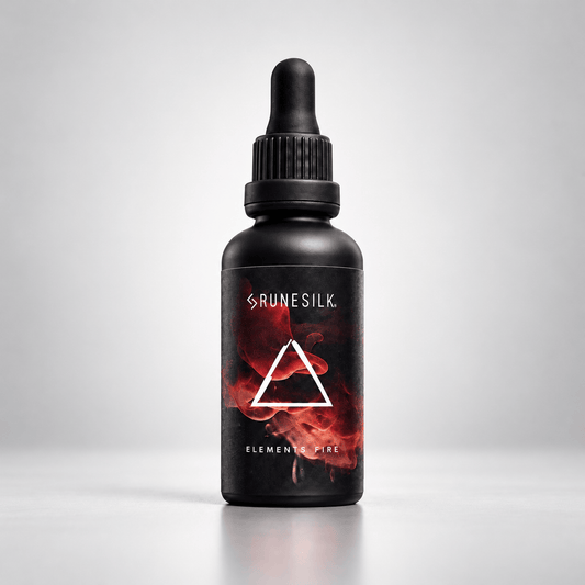 Cinnamon, Vetiver, Juniper Berry, Lavender & Petitgrain Elements Fire Beard Oil