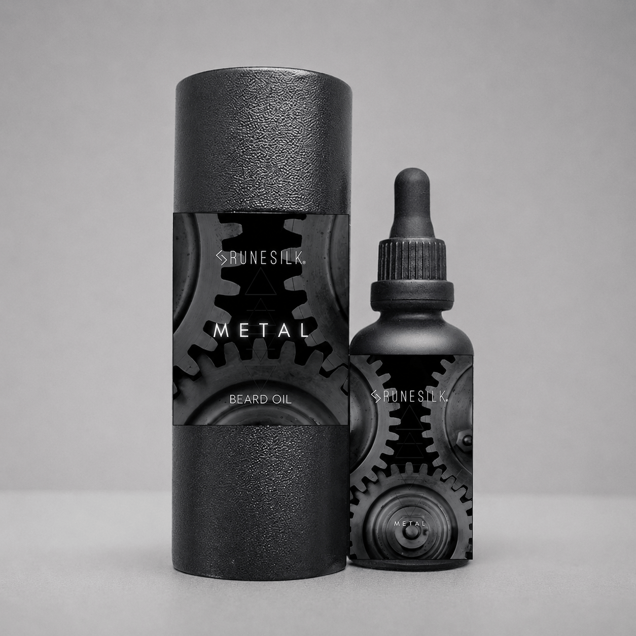 Lemon, Bergamot, Ho Leaf, Frankincense & Patchouli Elements Metal Beard Oil