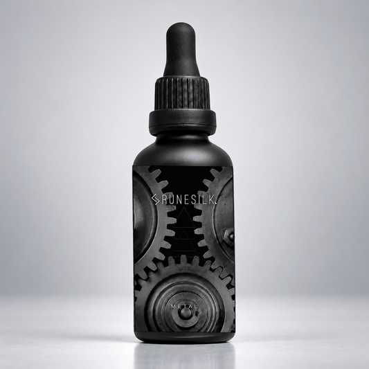 Lemon, Bergamot, Ho Leaf, Frankincense & Patchouli Elements Metal Beard Oil