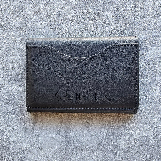 RUNESILK Leather Mag Safe Card Wallet