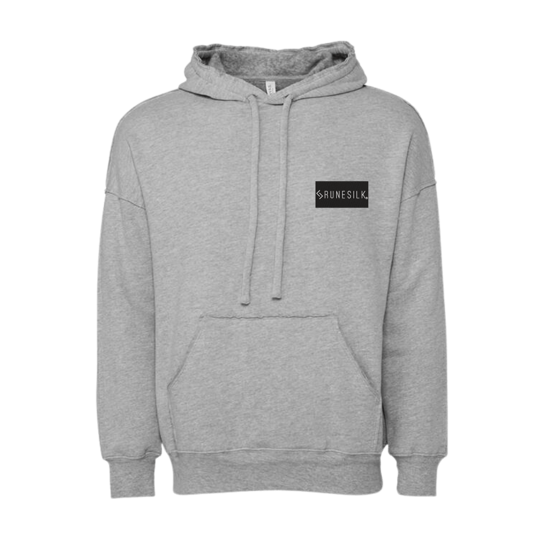 RUNESILK Raw Seem Hoodie - Athletic Grey