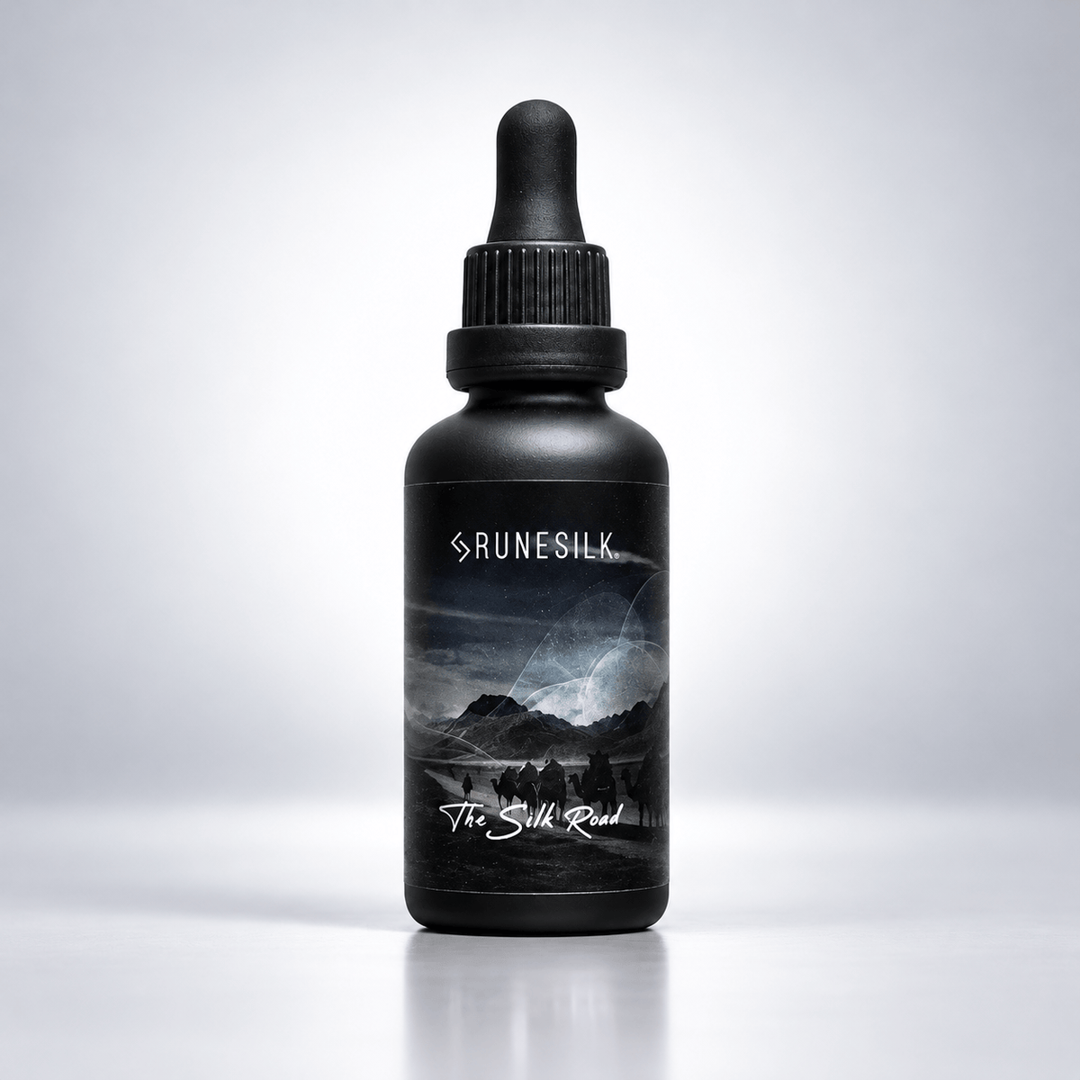 Neroli, Sandalwood, Frankincense, Myrrh, Amyris, Benzoin, Patchouli, Geranium Bourbon & Nutmeg. The Silk Road Beard Oil