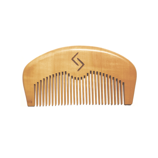 R U N E S I L K Wooden Beard Comb